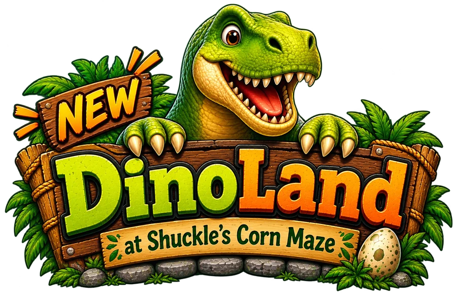 NEW at Shuckle’s: DinoLand dinosaur play area